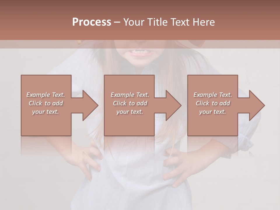 A Little Girl Wearing A Pirate Hat With A Skull On It PowerPoint Template