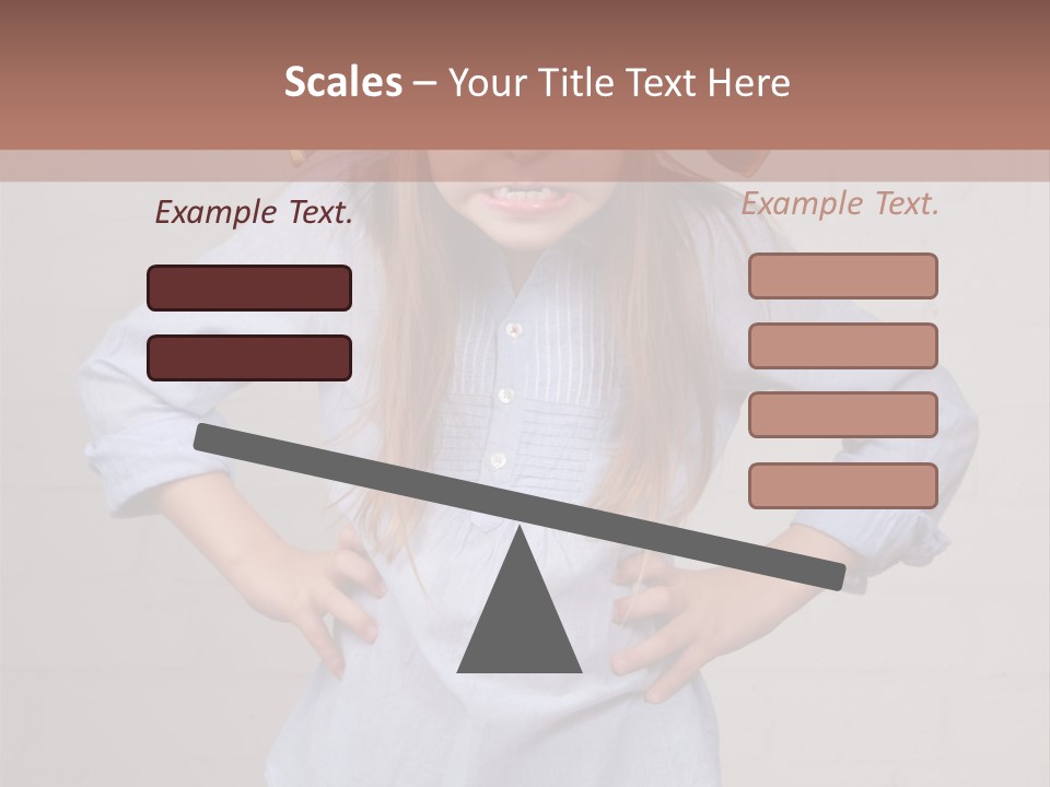 A Little Girl Wearing A Pirate Hat With A Skull On It PowerPoint Template