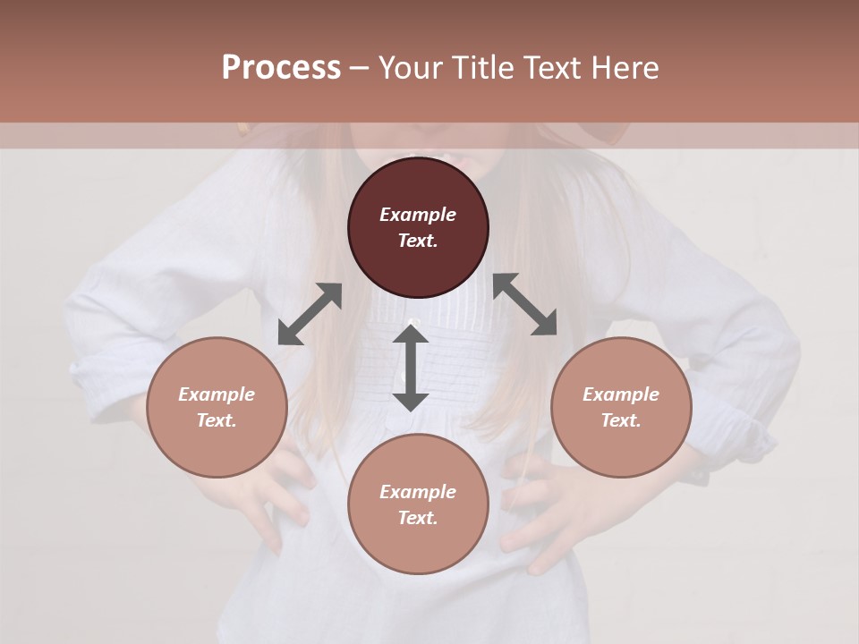 A Little Girl Wearing A Pirate Hat With A Skull On It PowerPoint Template