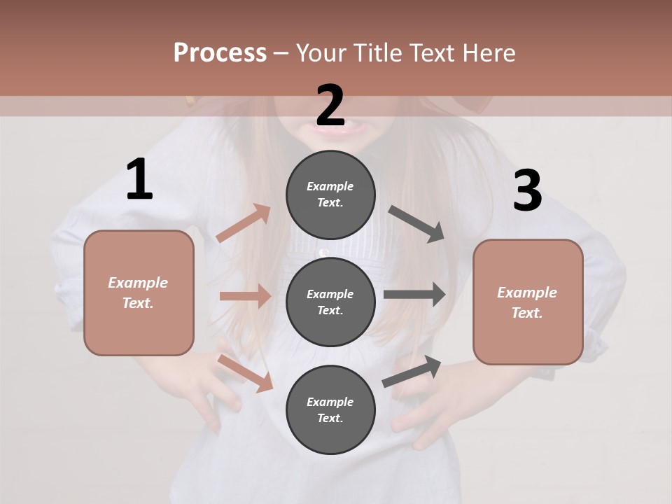 A Little Girl Wearing A Pirate Hat With A Skull On It PowerPoint Template