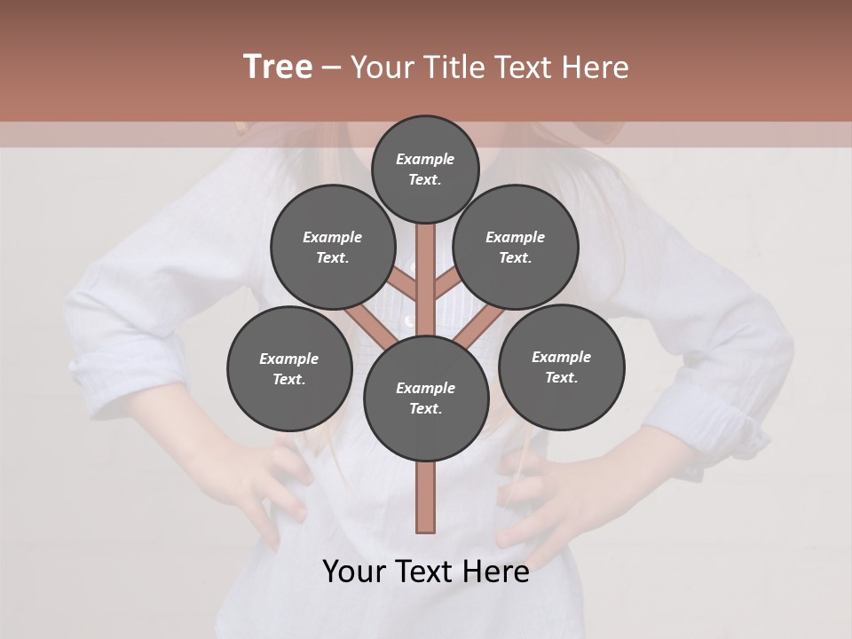 A Little Girl Wearing A Pirate Hat With A Skull On It PowerPoint Template