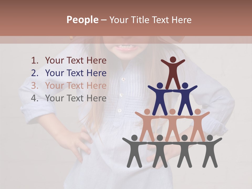 A Little Girl Wearing A Pirate Hat With A Skull On It PowerPoint Template