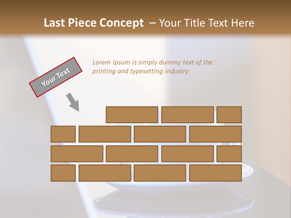 A Cup Of Coffee On A Table Next To A Laptop PowerPoint Template