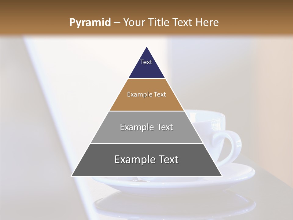 A Cup Of Coffee On A Table Next To A Laptop PowerPoint Template