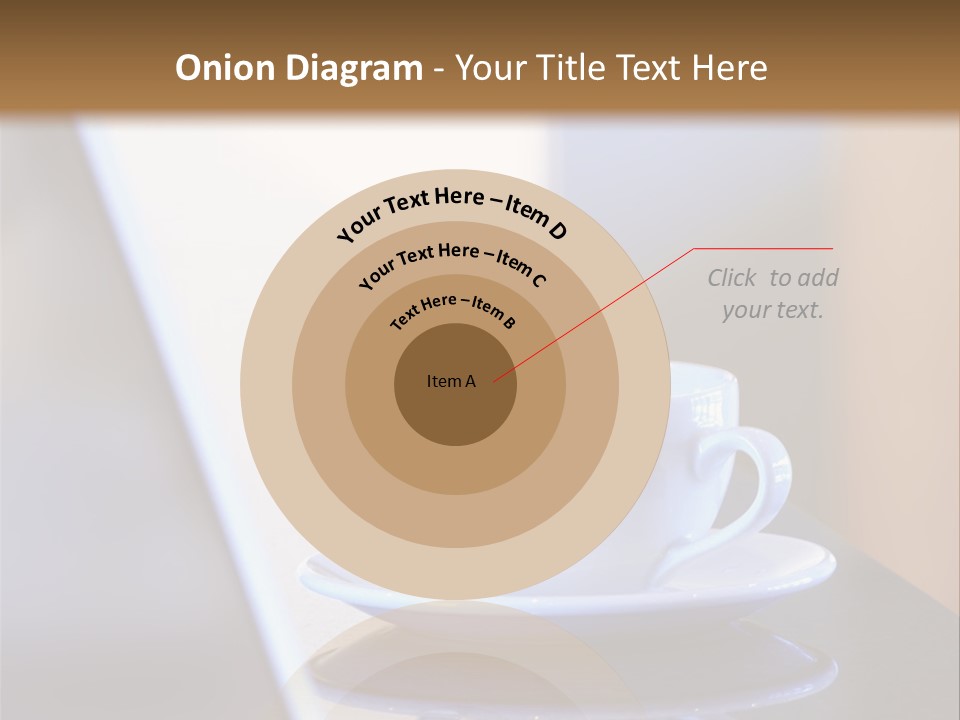 A Cup Of Coffee On A Table Next To A Laptop PowerPoint Template