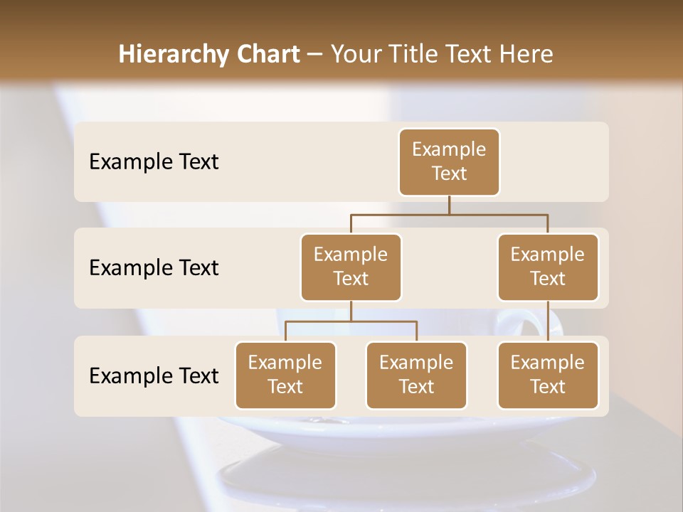 A Cup Of Coffee On A Table Next To A Laptop PowerPoint Template