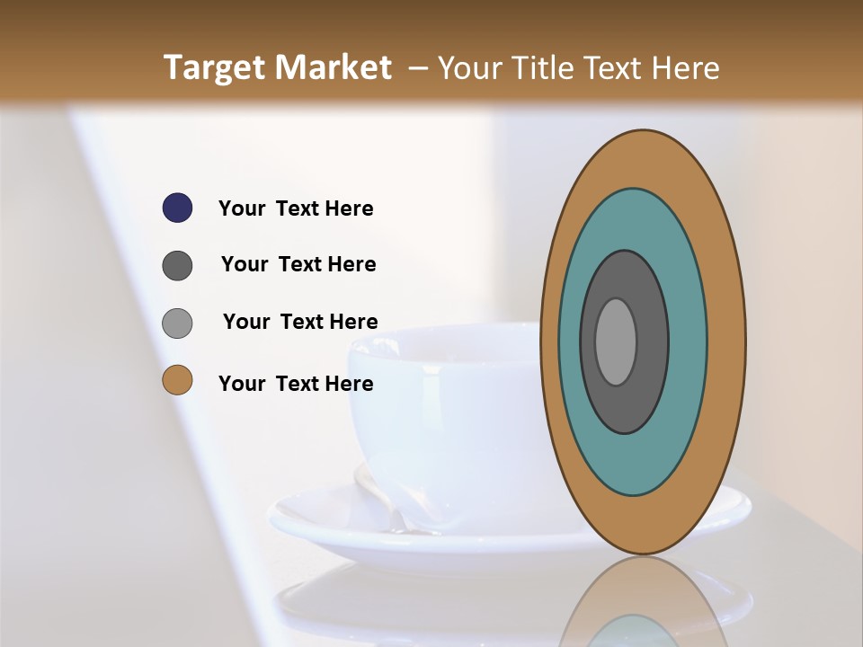 A Cup Of Coffee On A Table Next To A Laptop PowerPoint Template