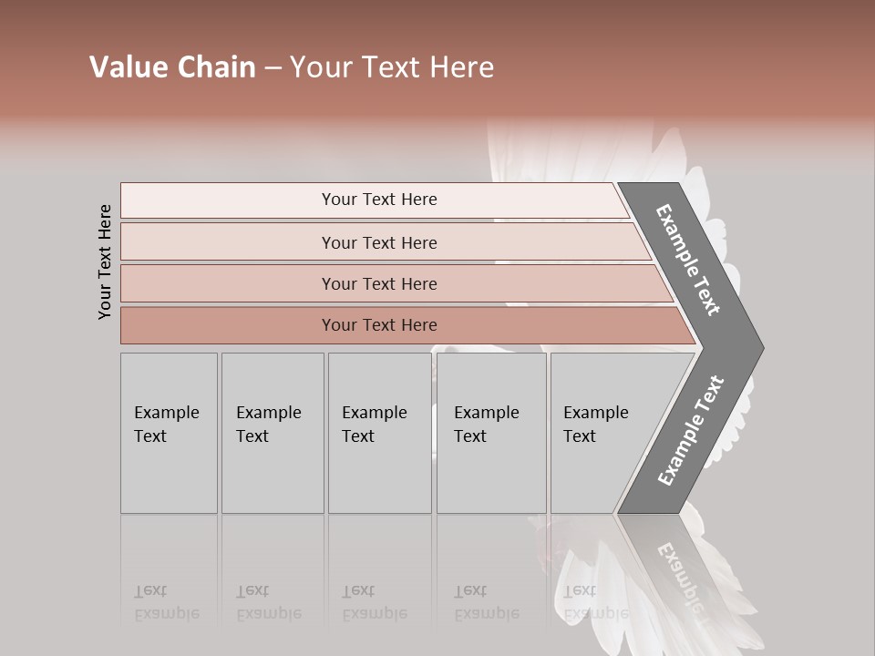 A White Dove Flying In The Air With Its Wings Spread PowerPoint Template