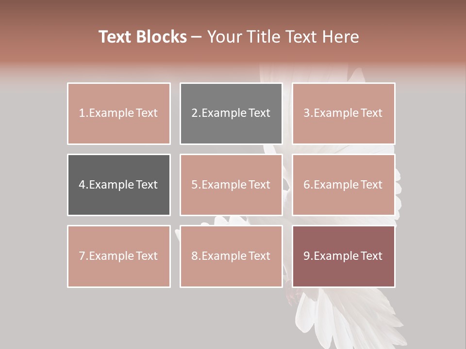 A White Dove Flying In The Air With Its Wings Spread PowerPoint Template