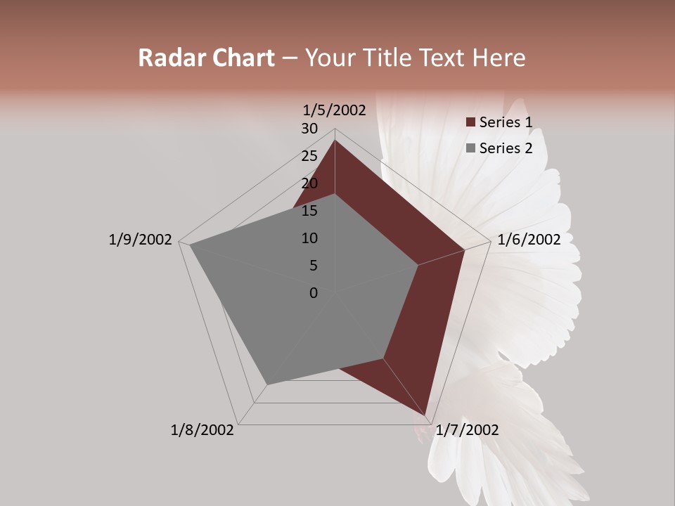 A White Dove Flying In The Air With Its Wings Spread PowerPoint Template