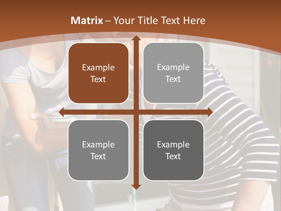 A Woman Helping An Elderly Woman With A Toothbrush PowerPoint Template