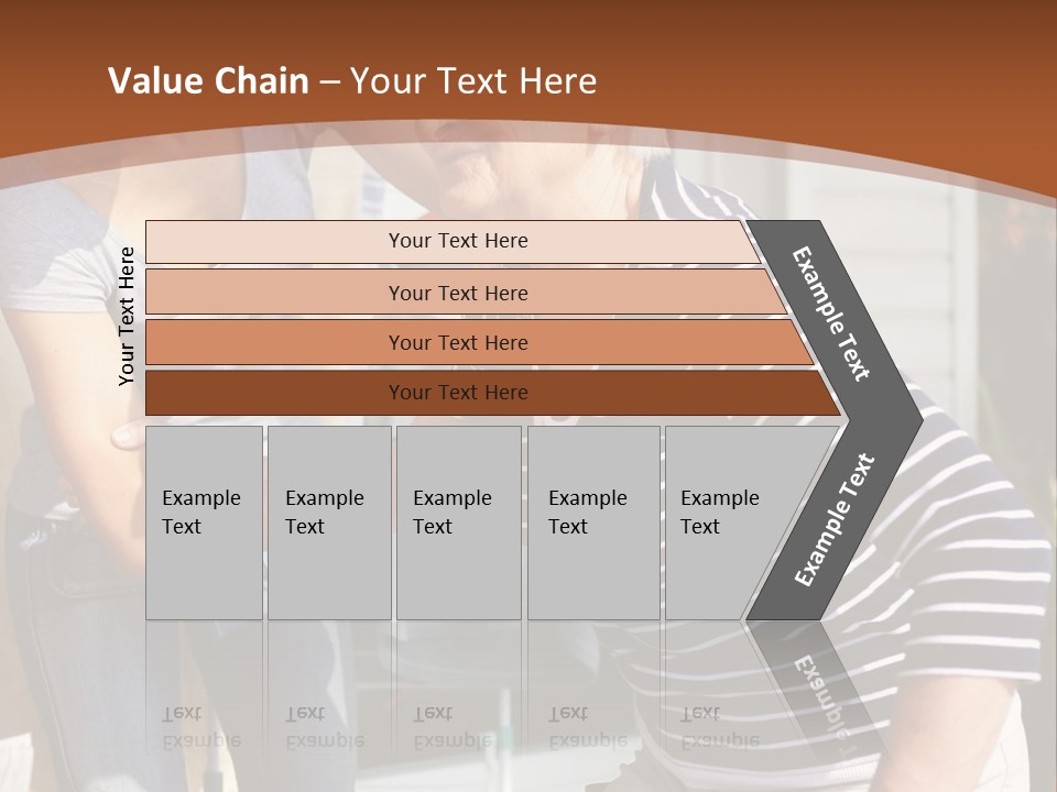 A Woman Helping An Elderly Woman With A Toothbrush PowerPoint Template