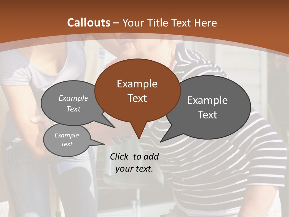 A Woman Helping An Elderly Woman With A Toothbrush PowerPoint Template