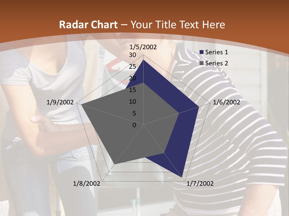 A Woman Helping An Elderly Woman With A Toothbrush PowerPoint Template