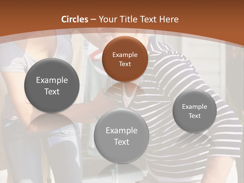 A Woman Helping An Elderly Woman With A Toothbrush PowerPoint Template