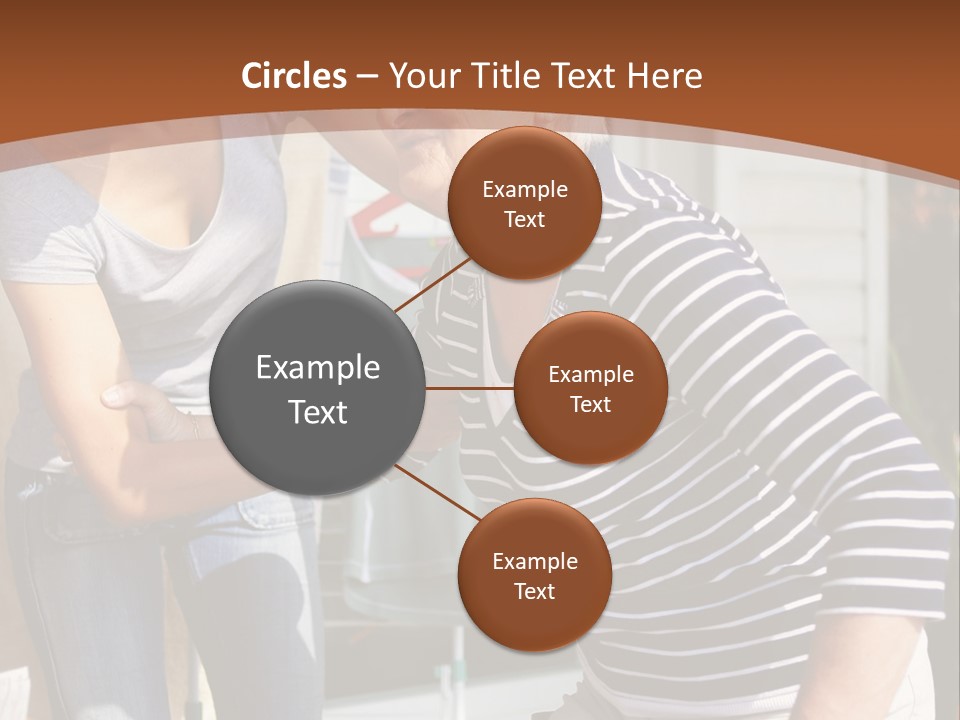 A Woman Helping An Elderly Woman With A Toothbrush PowerPoint Template