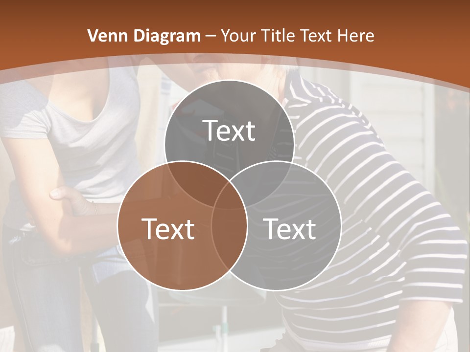 A Woman Helping An Elderly Woman With A Toothbrush PowerPoint Template