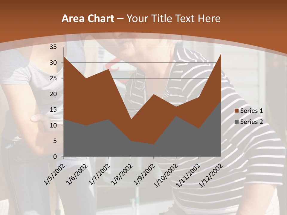 A Woman Helping An Elderly Woman With A Toothbrush PowerPoint Template