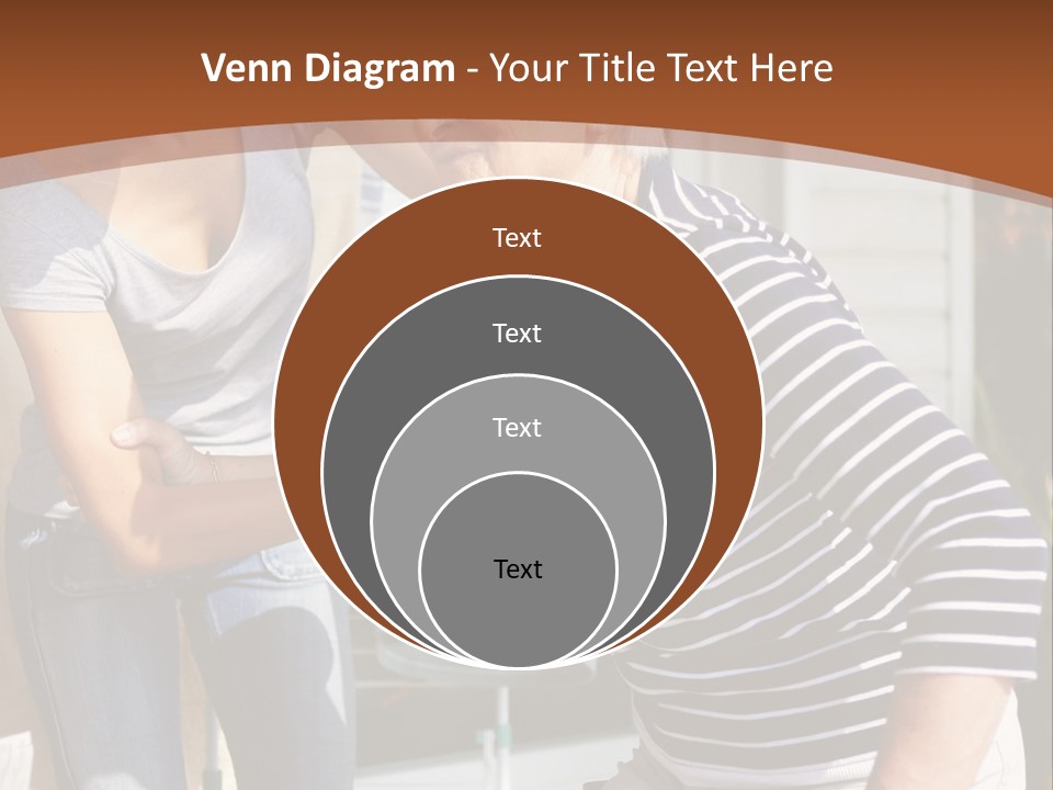 A Woman Helping An Elderly Woman With A Toothbrush PowerPoint Template