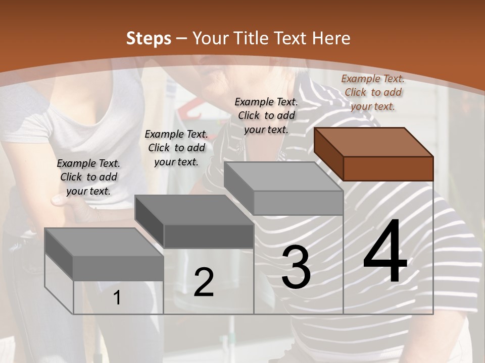 A Woman Helping An Elderly Woman With A Toothbrush PowerPoint Template