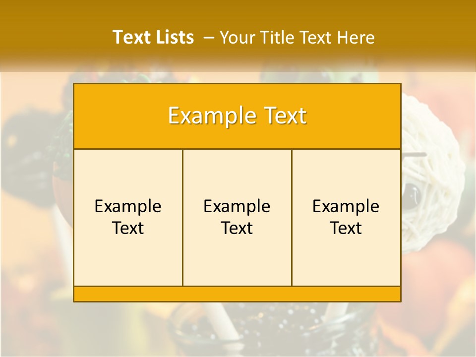 A Group Of Halloween Cake Pops With Faces On Them PowerPoint Template