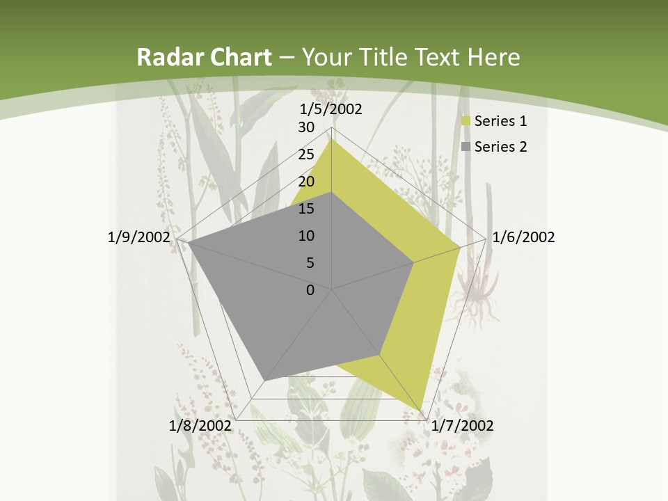 A Bunch Of Plants That Are On A White Surface PowerPoint Template