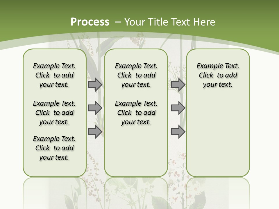 A Bunch Of Plants That Are On A White Surface PowerPoint Template