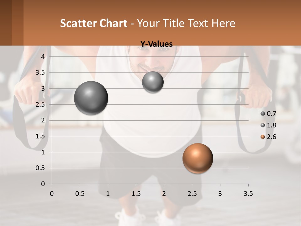 A Man Doing A Pull Up Exercise With A Rope PowerPoint Template