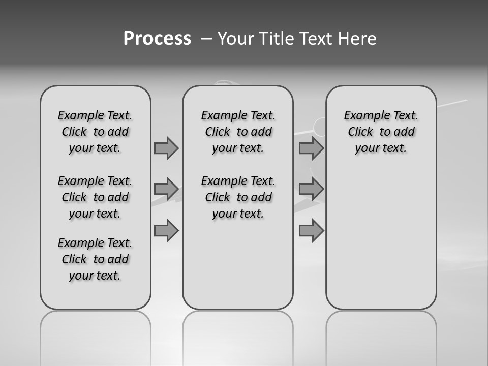 An Airplane Flying In The Sky With The Sun Behind It PowerPoint Template