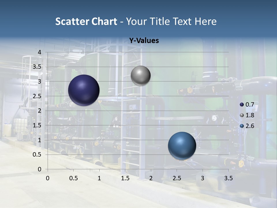 A Large Industrial Power Plant With Pipes And Tanks PowerPoint Template
