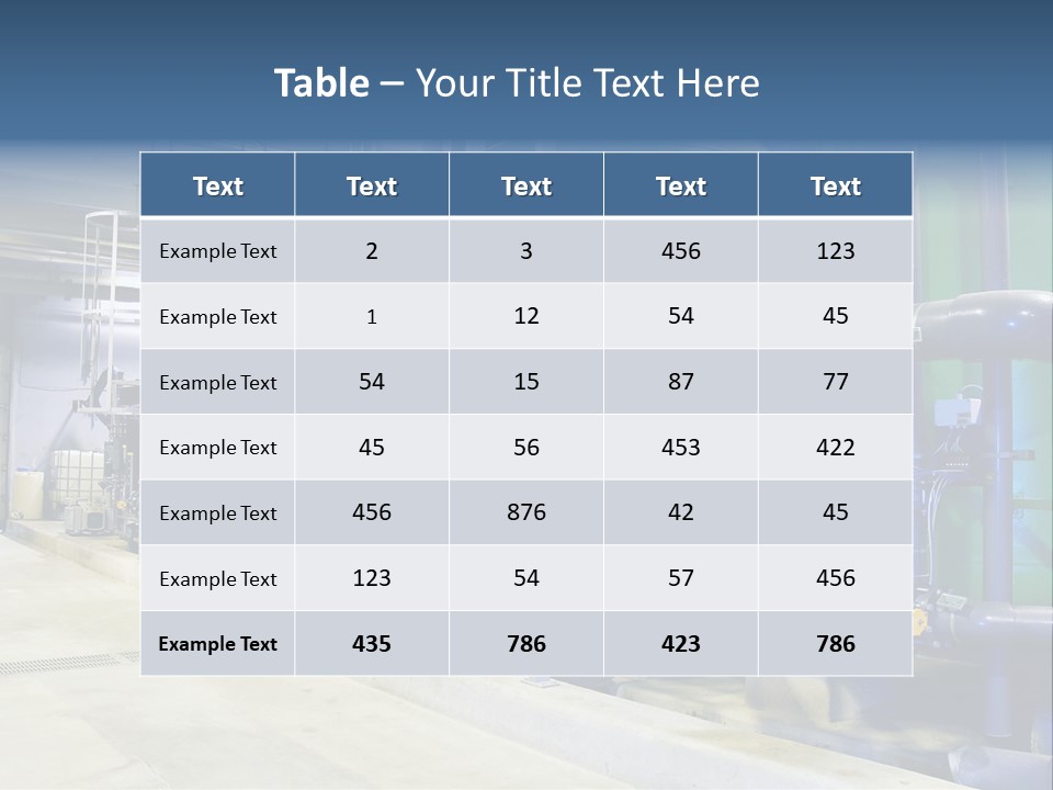 A Large Industrial Power Plant With Pipes And Tanks PowerPoint Template