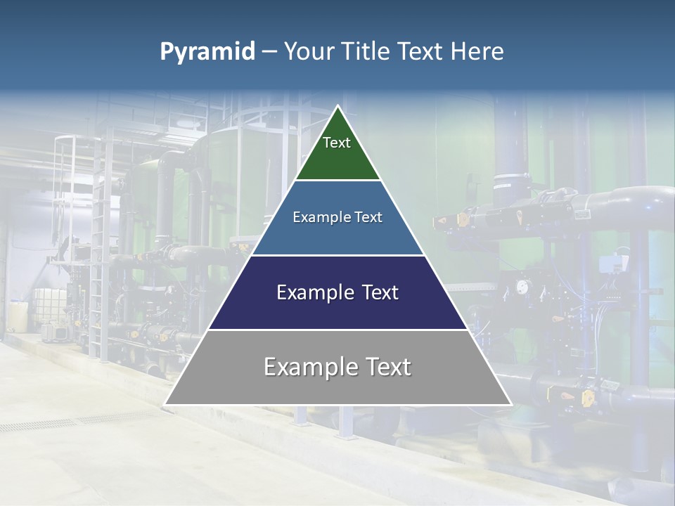 A Large Industrial Power Plant With Pipes And Tanks PowerPoint Template