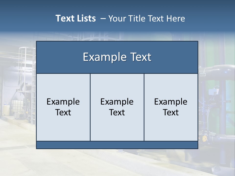 A Large Industrial Power Plant With Pipes And Tanks PowerPoint Template