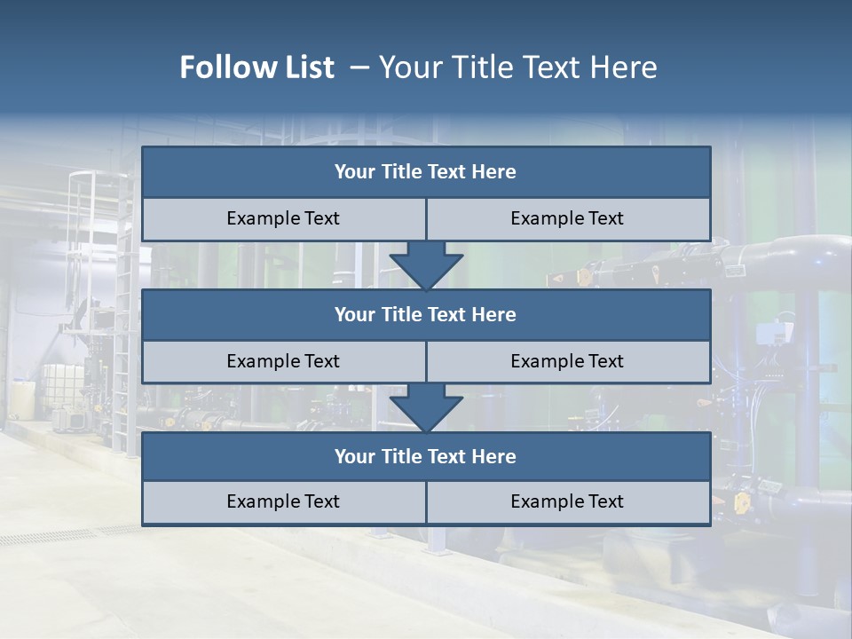 A Large Industrial Power Plant With Pipes And Tanks PowerPoint Template