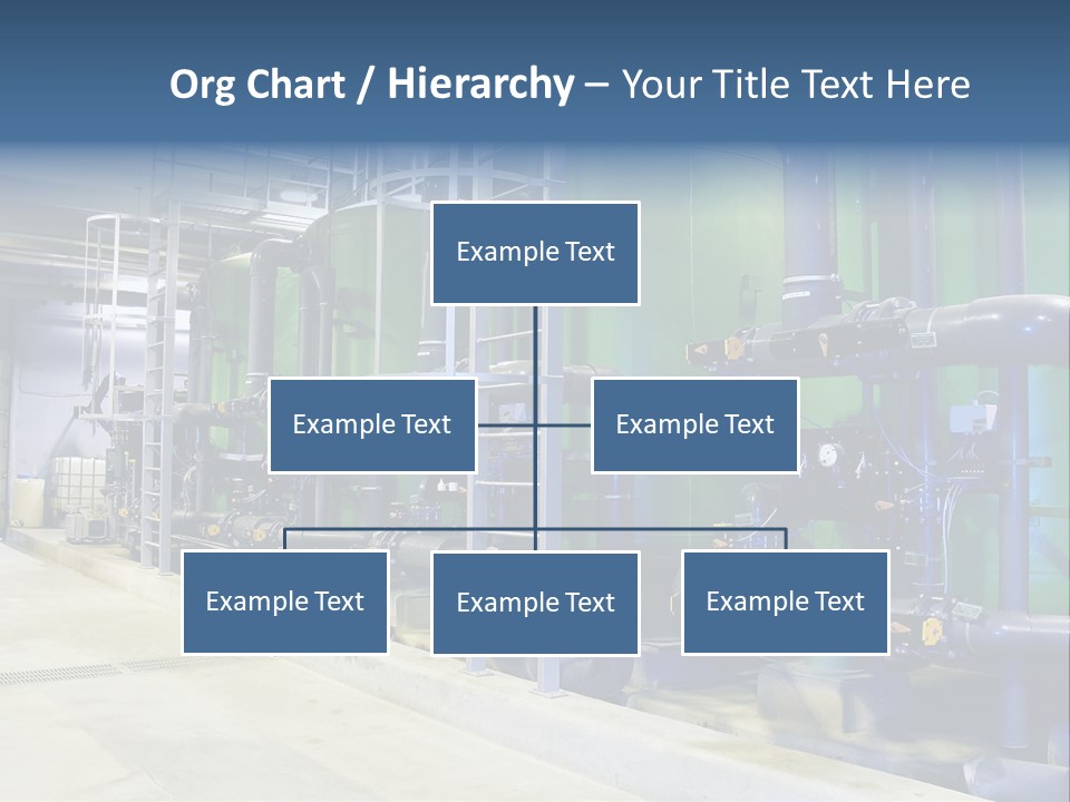 A Large Industrial Power Plant With Pipes And Tanks PowerPoint Template