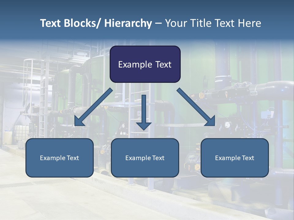 A Large Industrial Power Plant With Pipes And Tanks PowerPoint Template