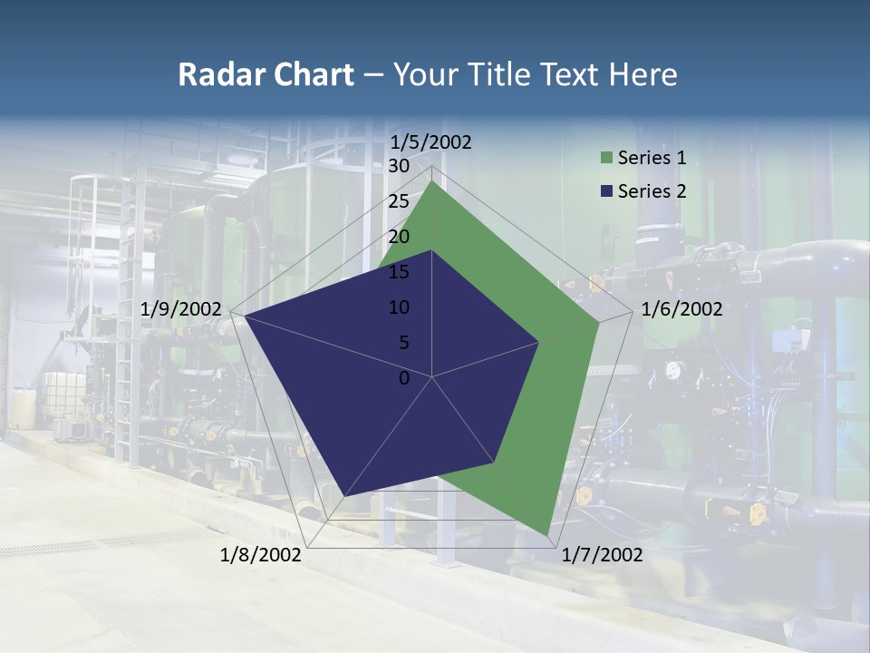 A Large Industrial Power Plant With Pipes And Tanks PowerPoint Template