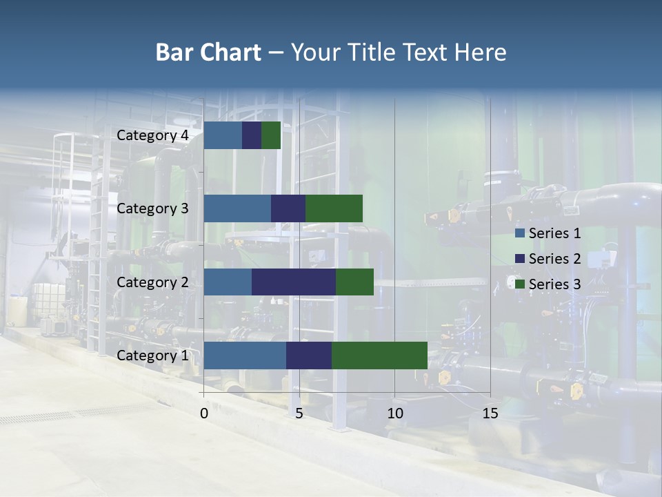 A Large Industrial Power Plant With Pipes And Tanks PowerPoint Template