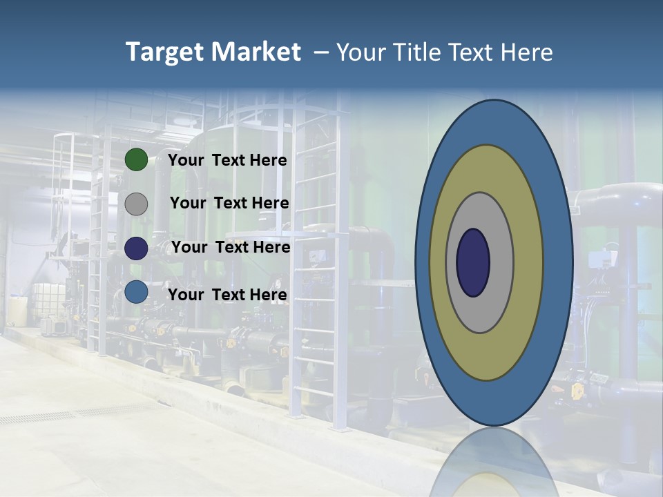 A Large Industrial Power Plant With Pipes And Tanks PowerPoint Template