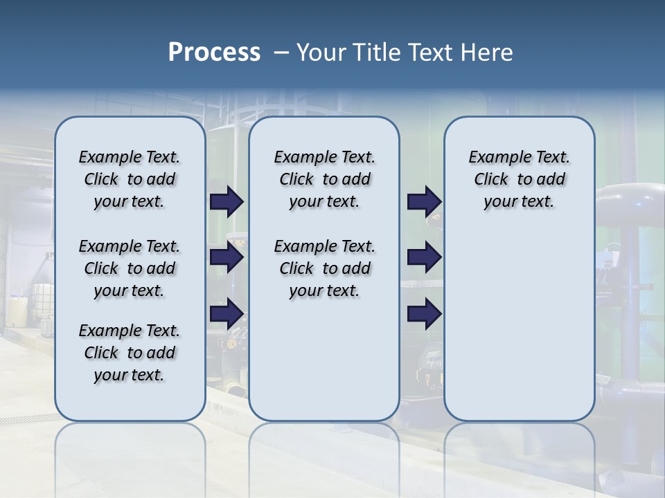 A Large Industrial Power Plant With Pipes And Tanks PowerPoint Template