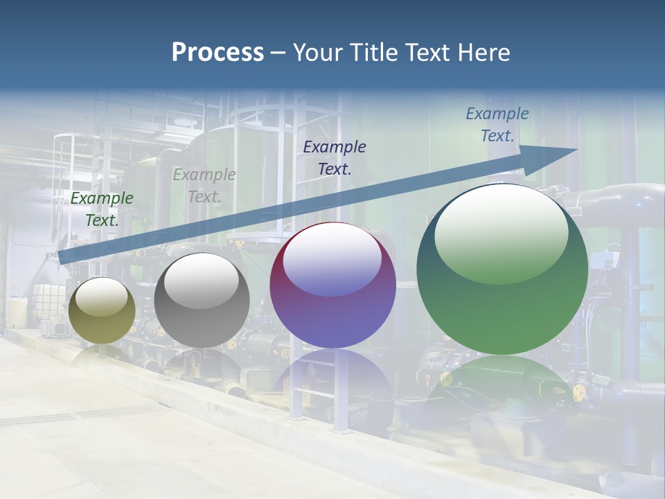 A Large Industrial Power Plant With Pipes And Tanks PowerPoint Template