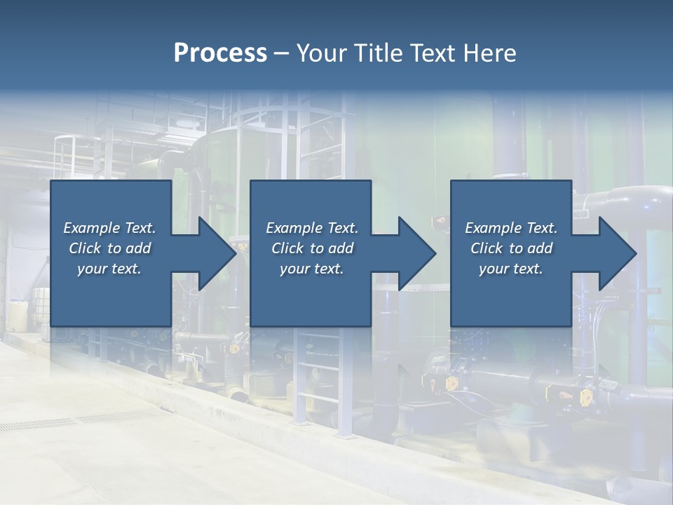A Large Industrial Power Plant With Pipes And Tanks PowerPoint Template