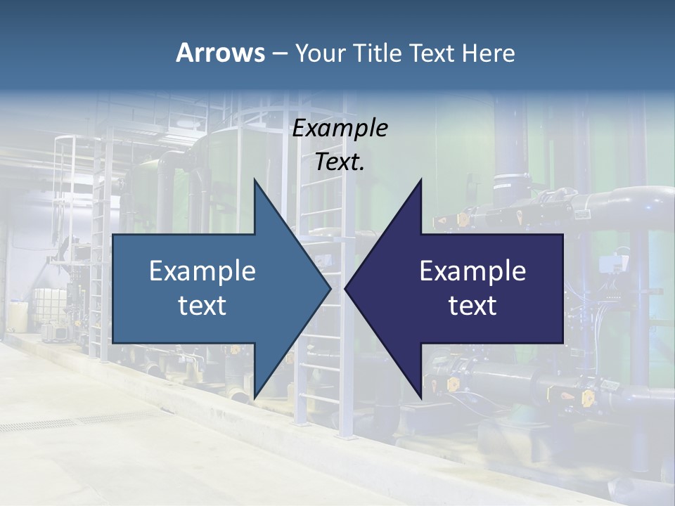 A Large Industrial Power Plant With Pipes And Tanks PowerPoint Template
