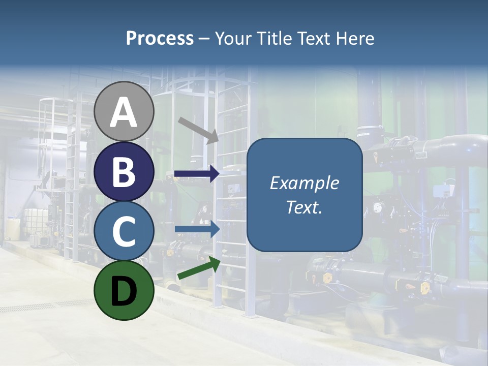 A Large Industrial Power Plant With Pipes And Tanks PowerPoint Template