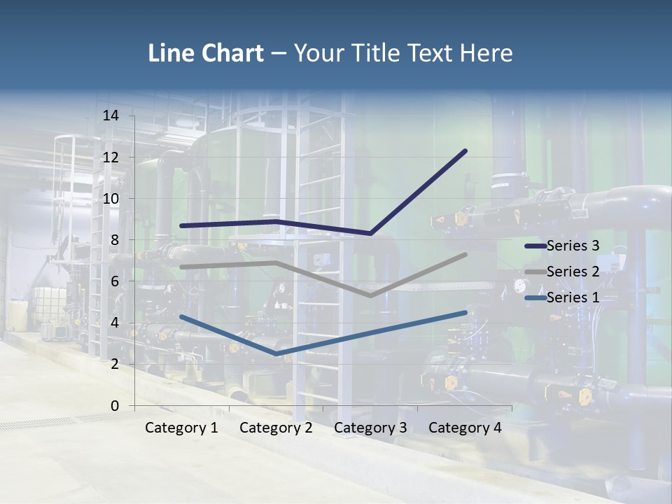 A Large Industrial Power Plant With Pipes And Tanks PowerPoint Template