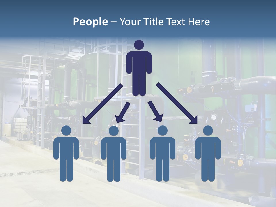 A Large Industrial Power Plant With Pipes And Tanks PowerPoint Template