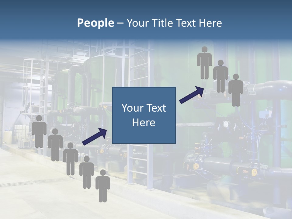 A Large Industrial Power Plant With Pipes And Tanks PowerPoint Template