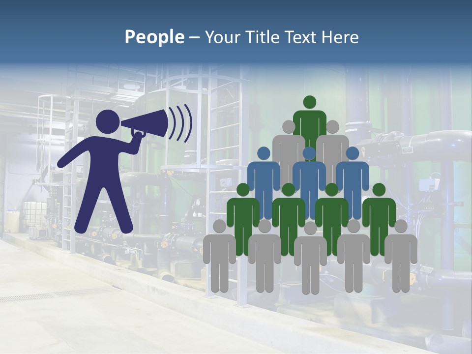 A Large Industrial Power Plant With Pipes And Tanks PowerPoint Template