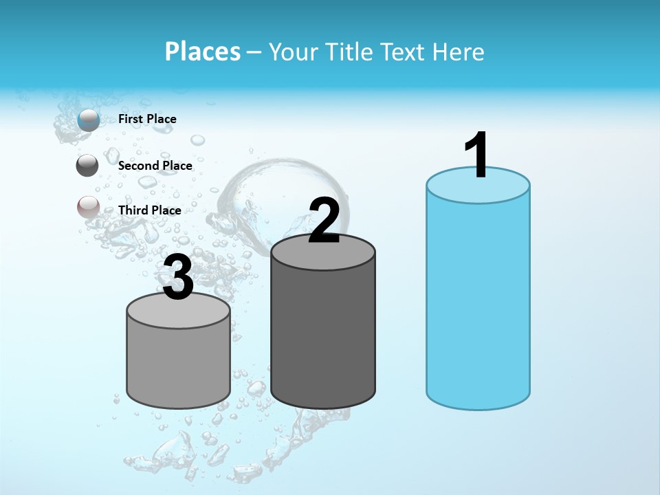 A Blue And White Water Powerpoint Presentation PowerPoint Template