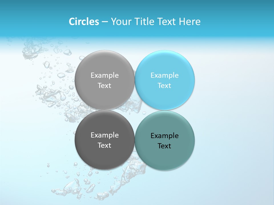 A Blue And White Water Powerpoint Presentation PowerPoint Template